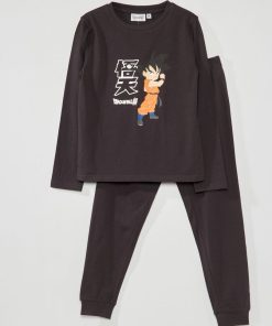 Pyjama long - 'Dragon Ball Z' - 2 pièces - Gris foncé