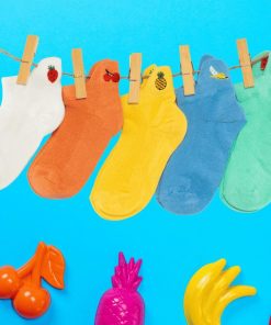 Coffret Chaussettes Fruits Enfants & Bébés (Lot x5)- Sockup- 9 à 12 ans - Multicolore