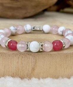 Bracelet amour et passion - Blanc