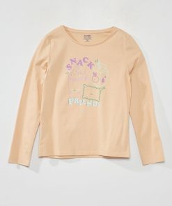 T-shirt manches longues - Beige
