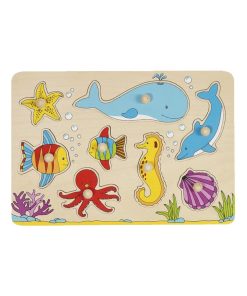 Puzzle à boutons Animaux de la mer 8 éléments - N/A