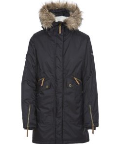 Trespass - Parka imperméable ETERNALLY - Noir