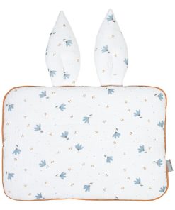 Oreiller extra plat lapin, Bleuet - Multicolore