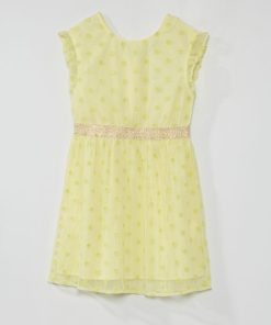 Robe en tulle de cérémonie - Jaune
