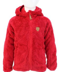 Blouson polaire fille GALANE - Rouge
