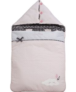 Nid d'ange passe sangle Miss Fleur de Lune rose (80 cm) - Rose