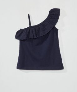 Robe asymétrique - Bleu