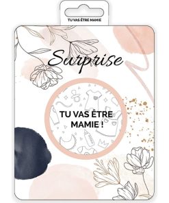 Carte à gratter - Tu vas être mamie ! - Blanc