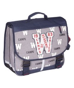 CARTABLE 38 CM CAMPS WARRIORS - Gris Gris