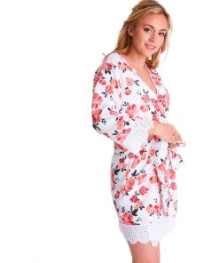 Kimono FRIMOUSSE - Brigitte Bardot - Blanc