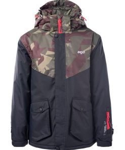 Bejo - Blouson de ski YUKI - Noir Kaki