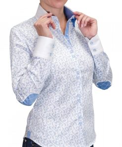 Chemise à coudières DROOPY - Bleu