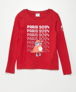T-shirt en jersey - Paris 2024 - Rouge