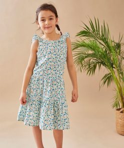 Robe à imprimés, - Vert