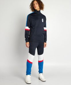 Sweat à col zippé - Equipe de France Olympique - Bleu marine