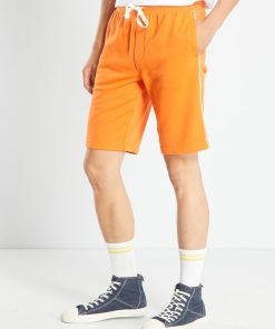 Short en molleton uni - Orange