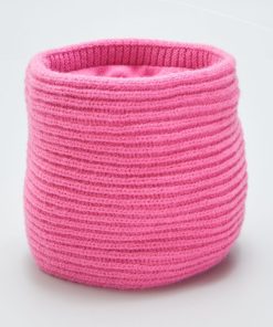 Snood côtelé - Rose