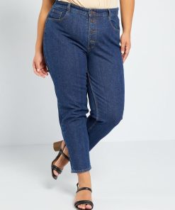 Jean mom fit - L30 - Brut