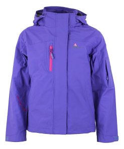 Parka de ski fille GALANI - Violet
