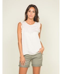 Short chino XORA - Kaki