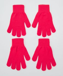 Lot de 2 paires de gants - Rouge