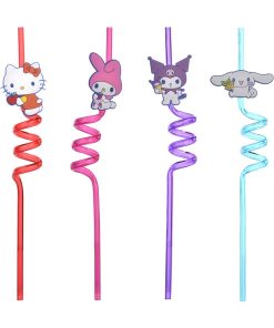 Hello Kitty and Friends - Set de 4 Pailles - N/A