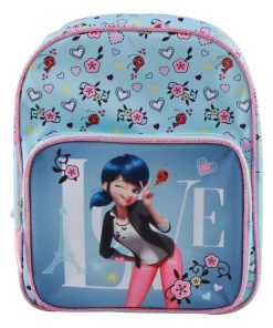Sac à dos 30 cm avec poche Miraculous / Ladybug Bleu Bagtrotter - Bleu