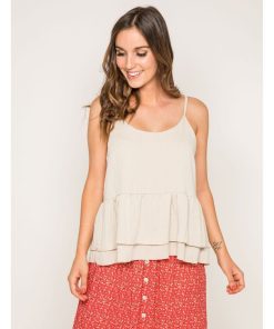 Caraco fluide basque FRITA - Beige