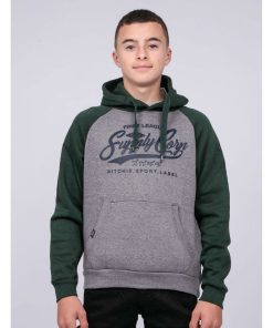 Sweat capuche WANDERLUST-J - Vert