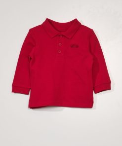 Polo en maille piquée - Rouge