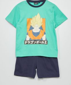 Pyjama court 'Dragon Ball Z' - 2 pièces - Vert
