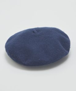 Béret chaud en laine - Bleu marine