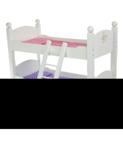 Lit superposé bois poupée poupon Little Princess mobiler accessoire TD-0095A - N/A