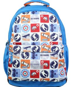 BAGTROTTER Sac à dos 2 compartiments Phileas Bleu Skateur - Bleu