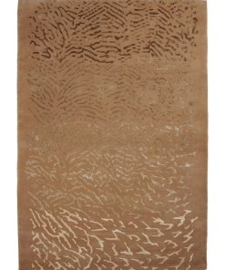 Tapis salon 180x270 IMIPO Marron fait main en laine idéal pour Salon - Marron