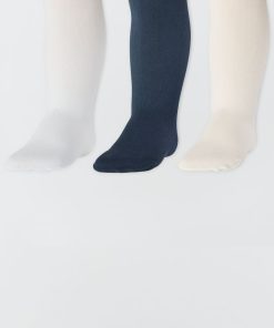 Lot de 3 collants fins - Bleu/bleu clair/beige