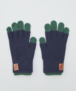 Gants et mitaines en maille - Vert/bleu