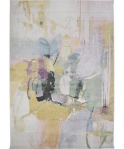 Tapis salon 200x280 CLANDA Multicolore OEKO TEX idéal pour Salon - Multicolore