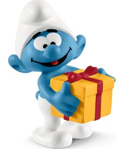Figurine Schtroumpf : Schtroumpf avec cadeau - N/A