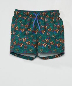 Short de bain avec imprimé - Vert