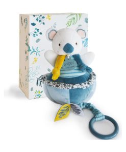 Coffret peluche musicale Yoca le koala - Bleu