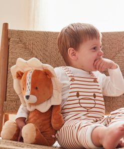 Peluche medium Babou en Veloudoux, caramel - Marron