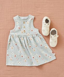 Robe à imprimé tigre, - Bleu