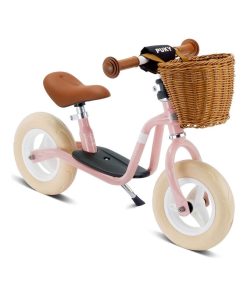 Draisienne rose avec béquille et panier dès 2 ans Puky LR Medium - Rose