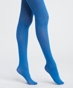 Collants opaque 'Dim' - Bleu