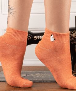 Chaussettes En Coton Animaux Rigolos- Sockup- 35-43 - Orange