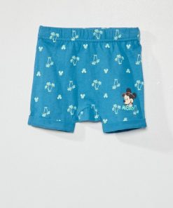 Short en jersey 'DS' - bleu
