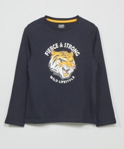 T-shirt imprimé - Bleu