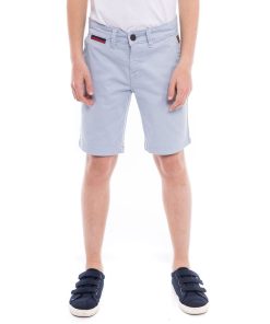 Bermuda chino slim BERKLEY BOY - Bleu ciel