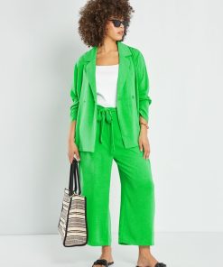 Pantalon droit 'Only Carmakoma' - Vert